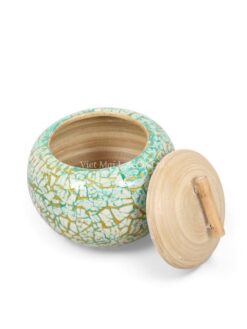 Polished Egg Shell Bamboo Jar (3)
