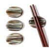 Polished Mother Of Pearl Chopstick Rest (3)