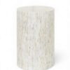 Polished Round Mother Of Pearl Stool (1)