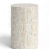 Polished Round Mother Of Pearl Stool (2)