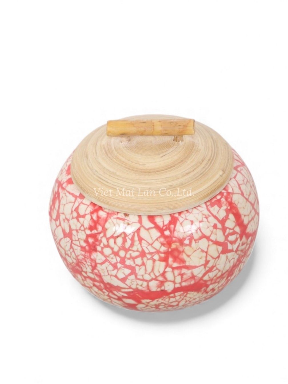 Red Egg Shell Bamboo Jar (1)