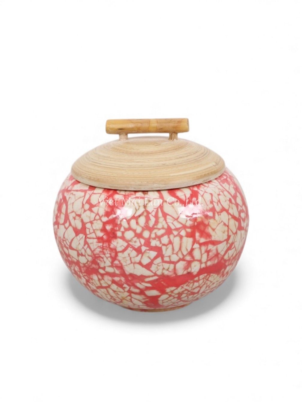Red Egg Shell Bamboo Jar (2)