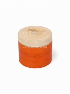 Red Handmade Lacquer Jar (2)