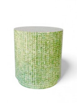 Round Mother Of Pearl Stool (1)