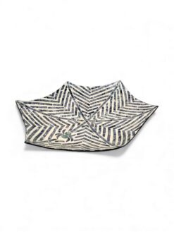 Spiderweb Mother Of Pearl Halloween Plate (1)