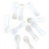 White Mother Of Pearl Caviar Spoon (2)