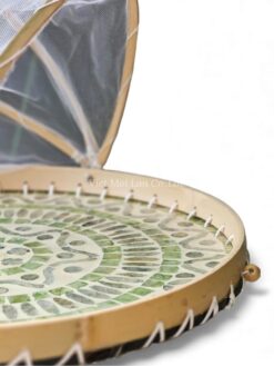 Woven Boho Shell Food Cover (1)
