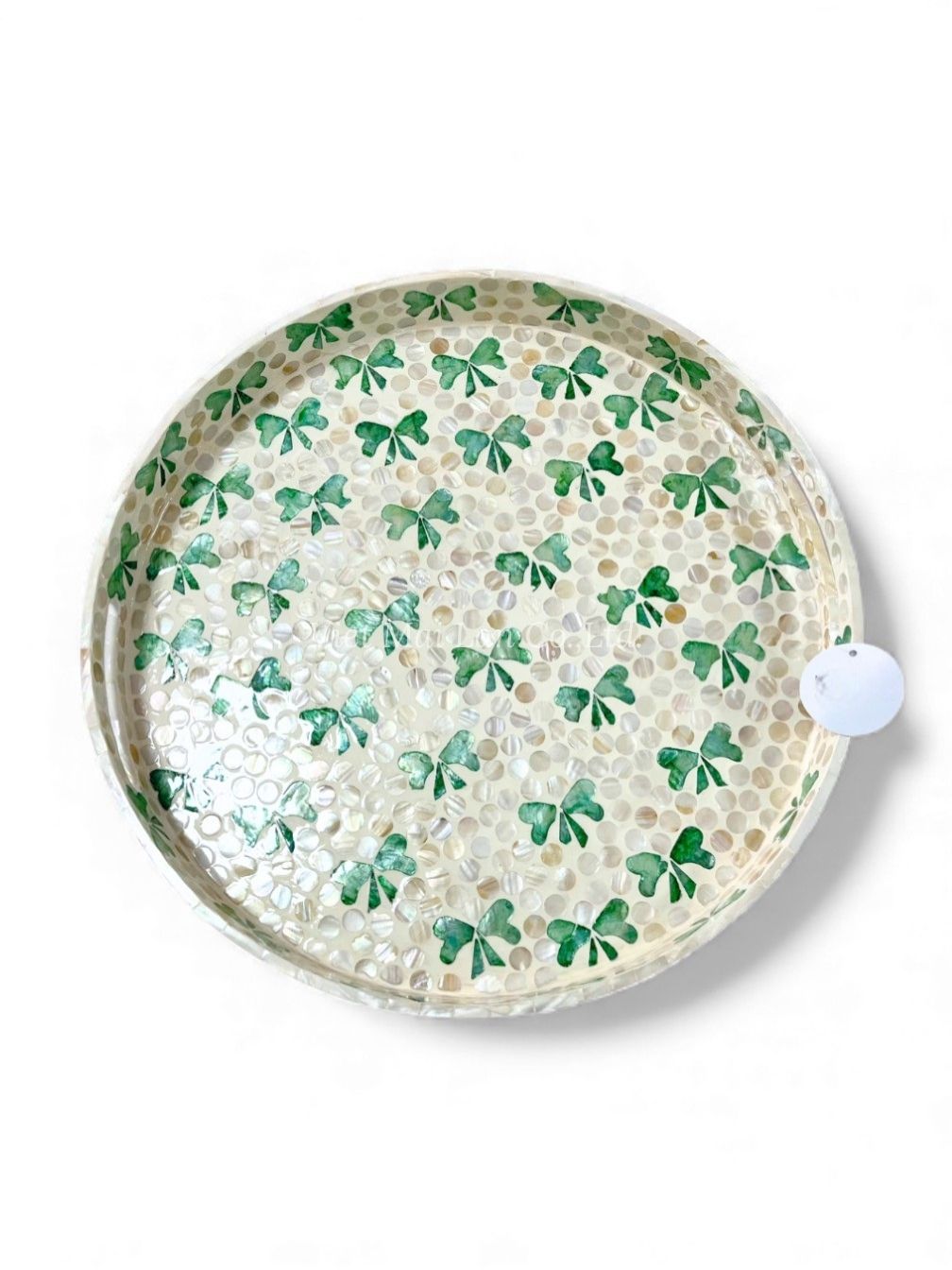 Decorative Bow Mother Of Pearl Serving Tray (1)