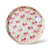 Elegant Bow Mother Of Pearl Serving Tray (2)
