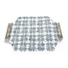 Elegant Mother Of Pearl Serving Tray With Handles (1)