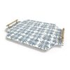 Elegant Mother Of Pearl Serving Tray With Handles (3)
