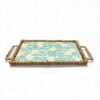 Elegant Mother Of Pearl Tray With Water Hyacinth (2)