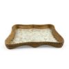Elegant Rattan Mother Of Pearl Tray (1)