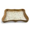 Elegant Rattan Mother Of Pearl Tray (2)