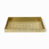 Elegant Rectangular Gold Leaf Lacquer Tray (3)