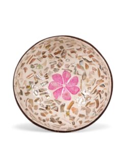Floral Mother Of Pearl Coconut Bowl (1)