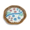 Floral Rattan Mother Of Pearl Tray (4)