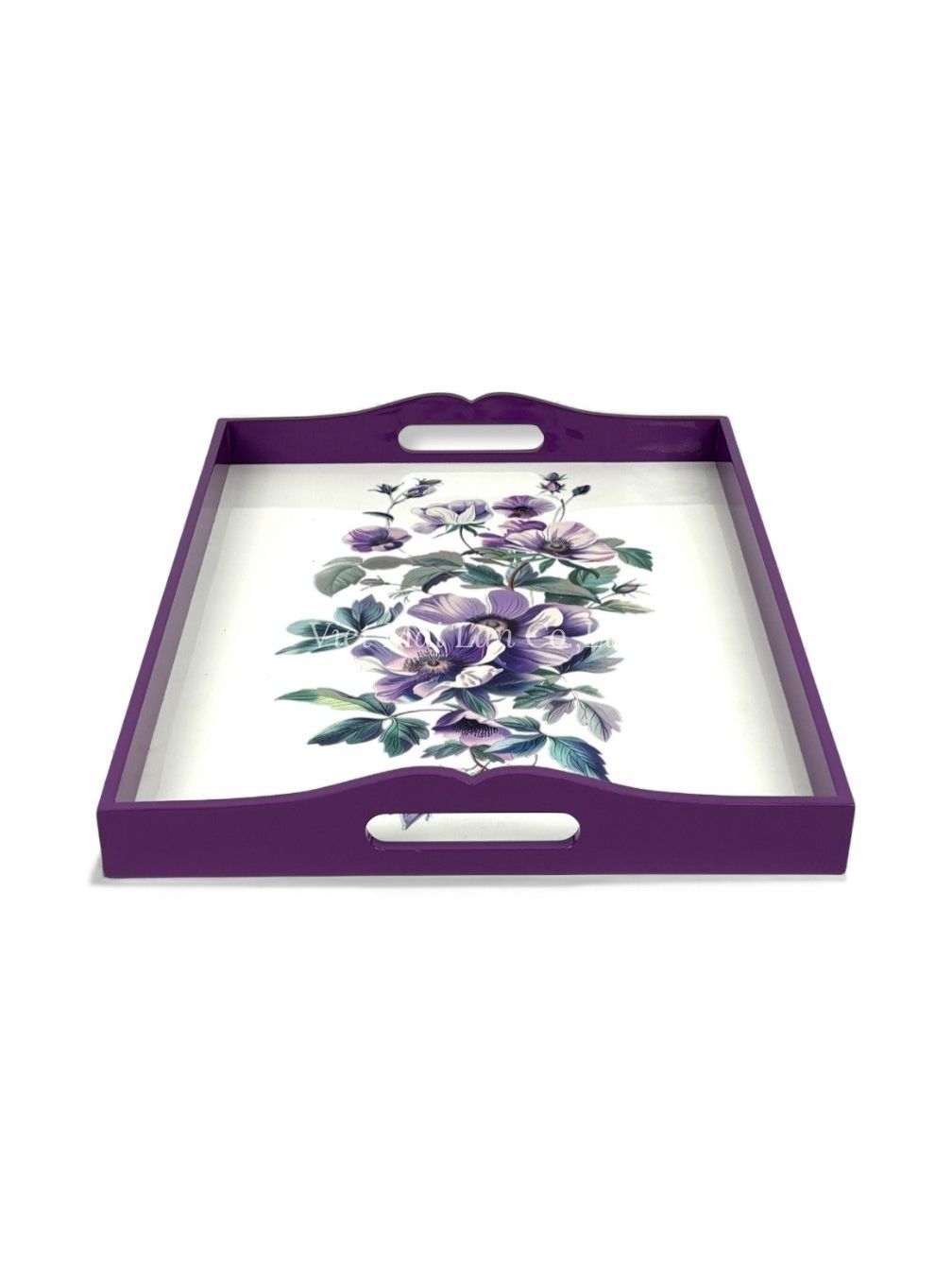 Flower Bloom Lacquer Tray (2)