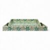 Flower Pattern Mother Of Pearl Serving Tray (1)