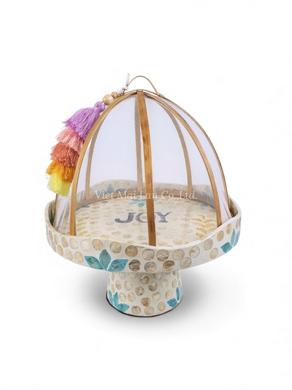 Fruit Display Mother Of Pearl Food Stand (4)