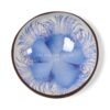 Glossy Blue Lacquer Coconut Bowl (1)