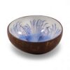 Glossy Blue Lacquer Coconut Bowl (2)