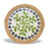 Glossy Rattan Mother Of Pearl Placemat