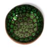 Green Floral Mother Of Pearl Coconut Bowl (1)