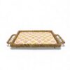 Handcrafted Mother Of Pearl Tray With Water Hyacinth (3)