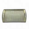 Handcrafted Silver Leaf Lacquer Tray (2)