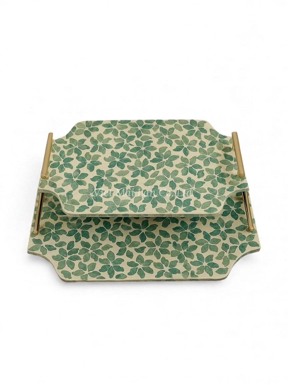 Handled Mother Of Pearl Serving Tray (1)