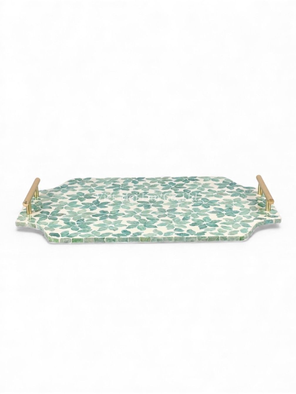 Handled Mother Of Pearl Serving Tray (3)
