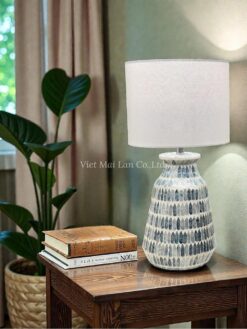 Handmade Mop Shell Table Lamps (2)