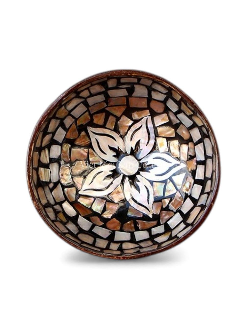Handmade Mother Of Pearl Coconut Bowl (1)