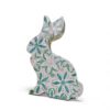 Handmade Shell Easter Bunny Figurine (1)