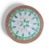 Handwoven Mother Of Pearl Placemat With Rattan