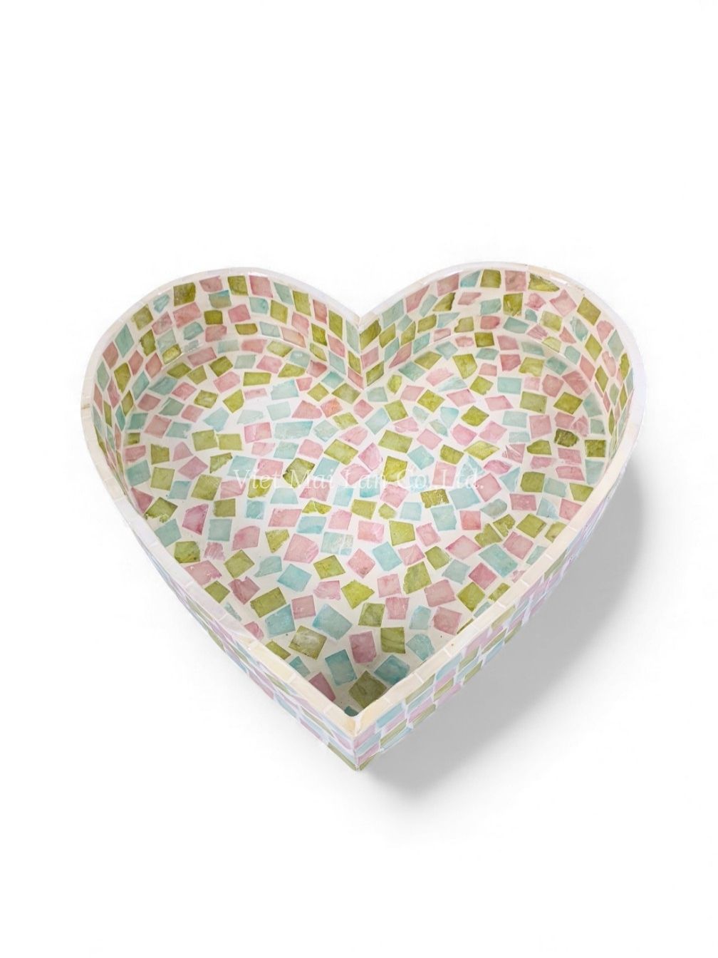 Heart Shape Mother Of Pearl Serving Tray (3)