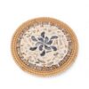 Home Dining Rattan Mother Of Pearl Placemat (3)