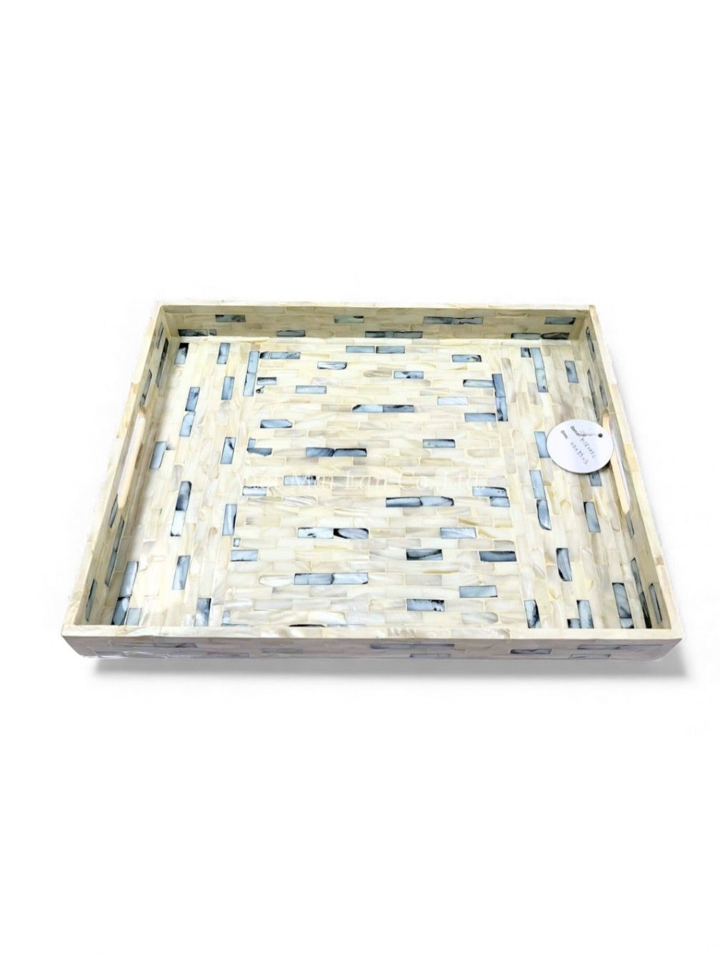 Iridescent Mother Of Pearl Serving Tray (1)