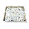 Iridescent Mother Of Pearl Serving Tray (2)