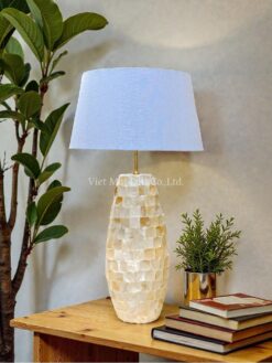 Ivory Mother Of Pearl Table Lamp (1)