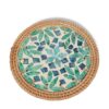 Kitchen Eco Friendly Rattan Mother Of Pearl Placemat (2)