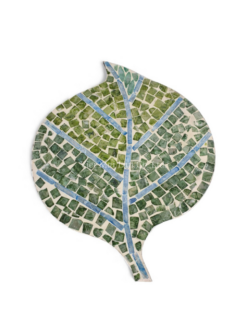 Leaf Shape Mother Of Pearl Placemat (4)