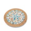Light Rattan Border Mother Of Pearl Placemat (2)