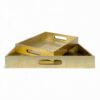 Long Gold Leaf Lacquer Tray (2)