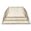 Lustrous Mother Of Pearl Serving Tray (2)