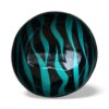 Modern Blue Lacquer Coconut Bowl (1)