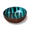 Modern Blue Lacquer Coconut Bowl (2)