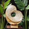 Modern Mother Of Pearl Sculpture (2)