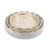 Mother Of Pearl Serving Tray Wavy Border (4)
